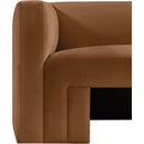  Manufacturer Color_Saddle -- Henson Saddle Velvet Upholstered Chair IMAGE 11