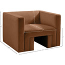  Manufacturer Color_Saddle -- Henson Saddle Velvet Upholstered Chair IMAGE 18