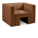  Manufacturer Color_Saddle -- Henson Saddle Velvet Upholstered Chair IMAGE 1