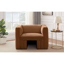  Manufacturer Color_Saddle -- Henson Saddle Velvet Upholstered Chair IMAGE 2