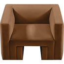  Manufacturer Color_Saddle -- Henson Saddle Velvet Upholstered Chair IMAGE 6