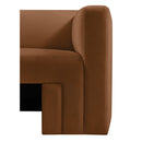  Manufacturer Color_Saddle -- Henson 63" Saddle Velvet Upholstered Loveseat IMAGE 8