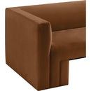  Manufacturer Color_Saddle -- Henson 89.5" Saddle Velvet Upholstered Sofa IMAGE 12