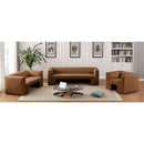  Manufacturer Color_Saddle -- Henson 89.5" Saddle Velvet Upholstered Sofa IMAGE 17