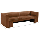  Manufacturer Color_Saddle -- Henson 89.5" Saddle Velvet Upholstered Sofa IMAGE 18