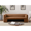 Manufacturer Color_Saddle -- Henson 89.5" Saddle Velvet Upholstered Sofa IMAGE 2
