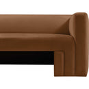  Manufacturer Color_Saddle -- Henson 89.5" Saddle Velvet Upholstered Sofa IMAGE 8