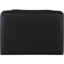Meridian Cube Black Vegan Leather Armless Chair IMAGE 3