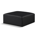  Manufacturer Color_Black -- Meridian Cube Leather Look Ottoman IMAGE 1