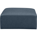  Manufacturer Color_Navy -- Cube Navy Vegan Leather Upholstered Modular Ottoman IMAGE 3