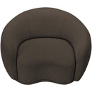  Manufacturer Color_Brown -- Hyde Brown Boucle Fabric Upholstered Chair IMAGE 5