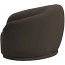  Manufacturer Color_Brown -- Hyde Brown Boucle Fabric Upholstered Chair IMAGE 6
