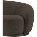  Manufacturer Color_Brown -- Hyde Brown Boucle Fabric Upholstered Chair IMAGE 7