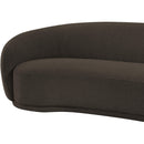 Manufacturer Color_Brown -- Hyde 64" Brown Boucle Fabric Upholstered Loveseat IMAGE 9