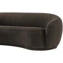  Manufacturer Color_Brown -- Hyde 89.5" Brown Boucle Fabric Upholstered Sofa IMAGE 8