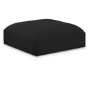  Manufacturer Color_Black -- Meridian Ease Fabric Ottoman IMAGE 1