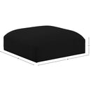  Manufacturer Color_Black -- Meridian Ease Fabric Ottoman IMAGE 5