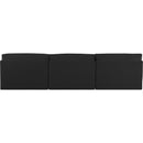  Manufacturer Color_Black -- Meridian Ease Fabric 3 pc Sectional IMAGE 3