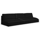  Manufacturer Color_Black -- Meridian Ease Fabric 3 pc Sectional IMAGE 7