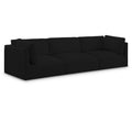  Manufacturer Color_Black -- Meridian Ease Fabric 3 pc Sectional IMAGE 1