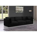  Manufacturer Color_Black -- Meridian Ease Fabric 3 pc Sectional IMAGE 2