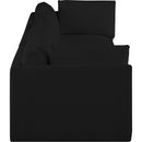  Manufacturer Color_Black -- Meridian Ease Fabric 3 pc Sectional IMAGE 5