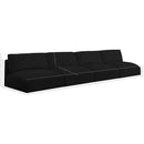  Manufacturer Color_Black -- Meridian Ease Fabric 4 pc Sectional IMAGE 7