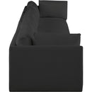 Manufacturer Color_Black -- Meridian Ease Fabric 4 pc Sectional IMAGE 5