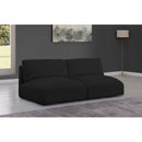  Manufacturer Color_Black -- Meridian Ease Fabric 2 pc Sectional IMAGE 2