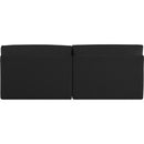  Manufacturer Color_Black -- Meridian Ease Fabric 2 pc Sectional IMAGE 3