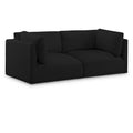  Manufacturer Color_Black -- Meridian Ease Fabric 2 pc Sectional IMAGE 1