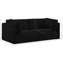  Manufacturer Color_Black -- Meridian Ease Fabric 2 pc Sectional IMAGE 8