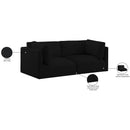  Manufacturer Color_Black -- Meridian Ease Fabric 2 pc Sectional IMAGE 9