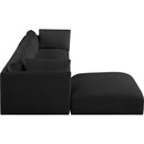  Manufacturer Color_Black -- Meridian Ease Fabric 4 pc Sectional IMAGE 9