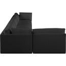  Manufacturer Color_Black -- Meridian Ease Fabric 5 pc Sectional IMAGE 9