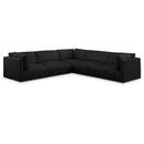  Manufacturer Color_Black -- Meridian Ease Fabric 5 pc Sectional IMAGE 1