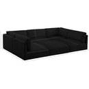  Manufacturer Color_Black -- Meridian Ease Fabric 6 pc Sectional IMAGE 9