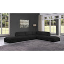  Manufacturer Color_Black -- Meridian Ease Fabric 6 pc Sectional IMAGE 2