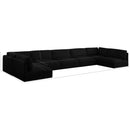  Manufacturer Color_Black -- Meridian Ease Fabric 7 pc Sectional IMAGE 9