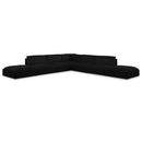  Manufacturer Color_Black -- Meridian Ease Fabric 7 pc Sectional IMAGE 1