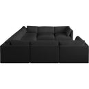  Manufacturer Color_Black -- Meridian Ease Fabric 8 pc Sectional IMAGE 5