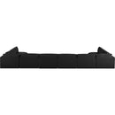  Manufacturer Color_Black -- Meridian Ease Fabric 8 pc Sectional IMAGE 3