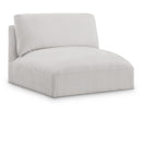  Manufacturer Color_Cream -- Ease Cream Fabric Upholstered Modular Armless Chair IMAGE 1