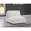 Manufacturer Color_Cream -- Ease Cream Fabric Upholstered Modular Armless Chair IMAGE 2