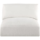  Manufacturer Color_Cream -- Ease Cream Fabric Upholstered Modular Armless Chair IMAGE 4