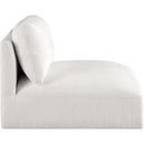  Manufacturer Color_Cream -- Ease Cream Fabric Upholstered Modular Armless Chair IMAGE 5