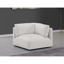  Manufacturer Color_Cream -- Ease Cream Fabric Upholstered Modular Corner Chair IMAGE 2