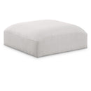 Manufacturer Color_Cream -- Ease Cream Fabric Upholstered Modular Ottoman IMAGE 1