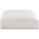 Manufacturer Color_Cream -- Ease Cream Fabric Upholstered Modular Ottoman IMAGE 3