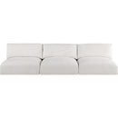 Meridian Ease Cream Polyester Fabric Modular Sofa IMAGE 4